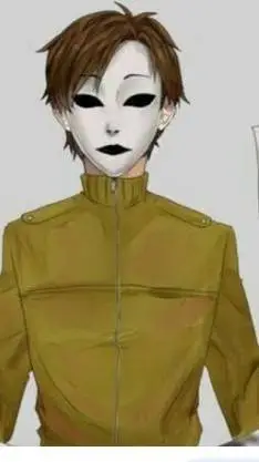 ai character: Masky  background