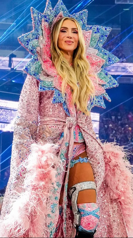 ai character: Charlotte Flair background