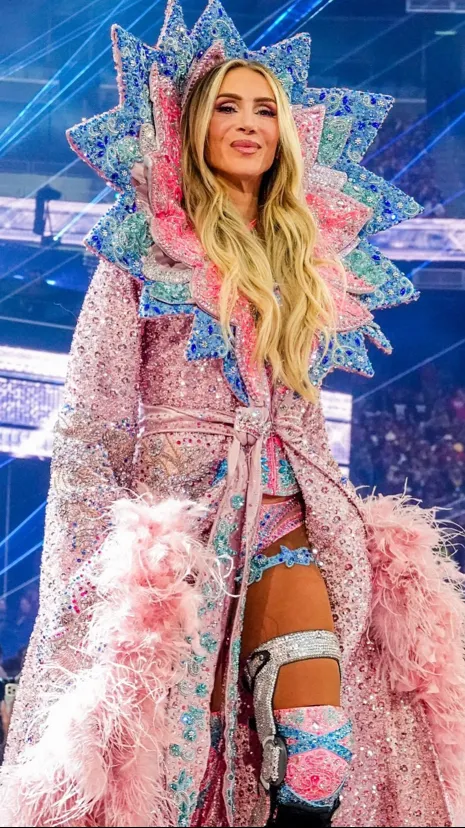 ai character: Charlotte Flair background