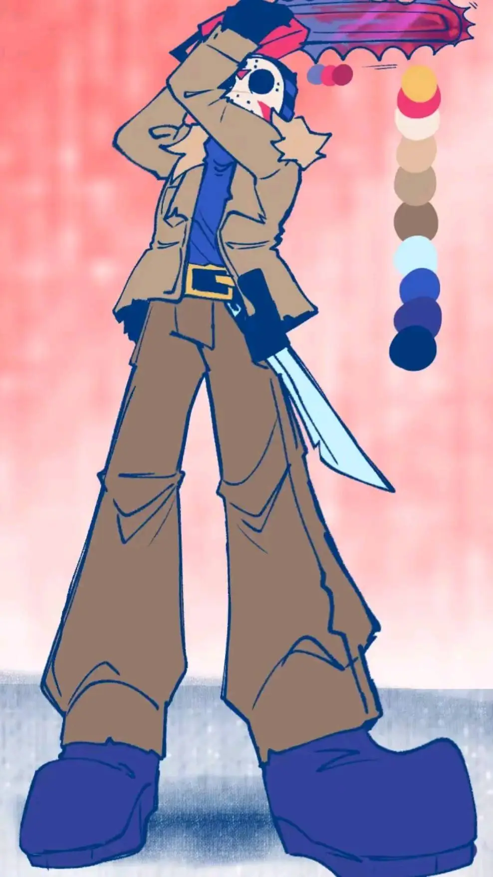 ai character: slasher background