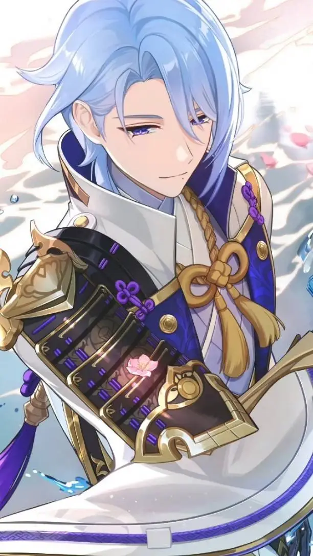 ai character: 神里 绫人 background