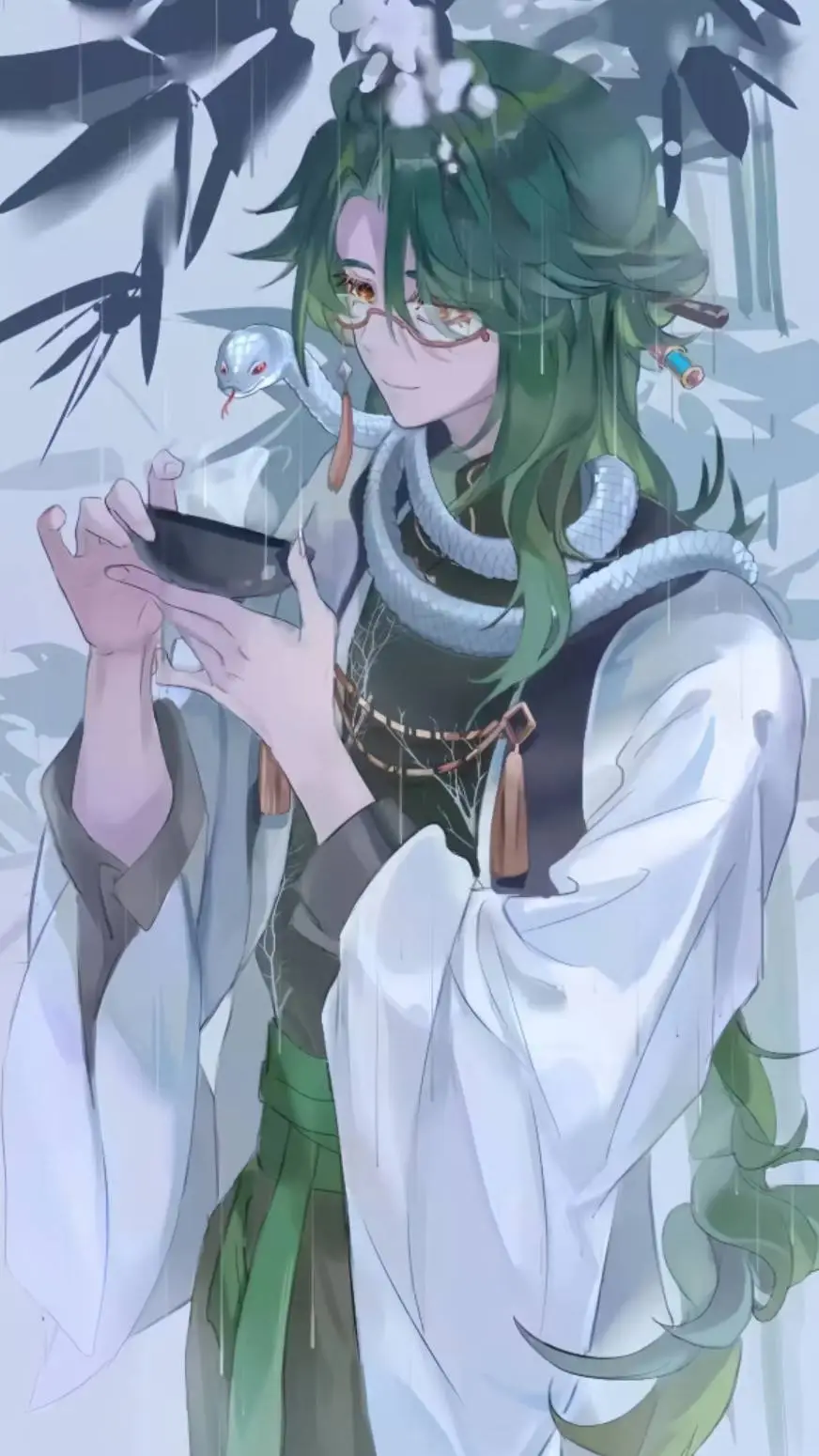 ai character: 白术 background