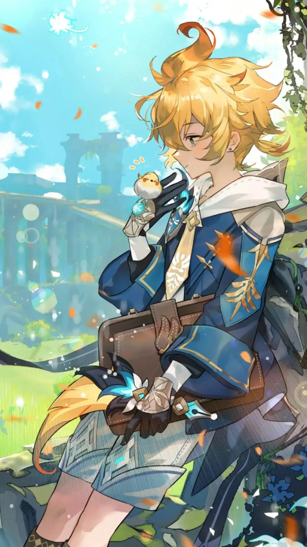 ai character: 米卡 background