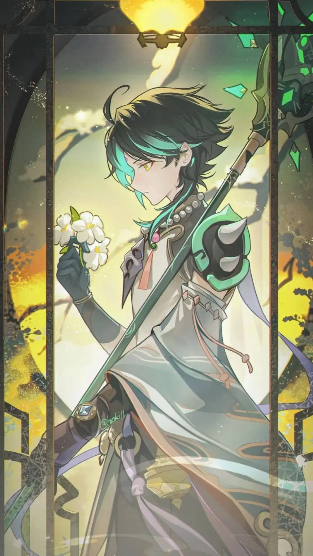 ai character: 魈 background