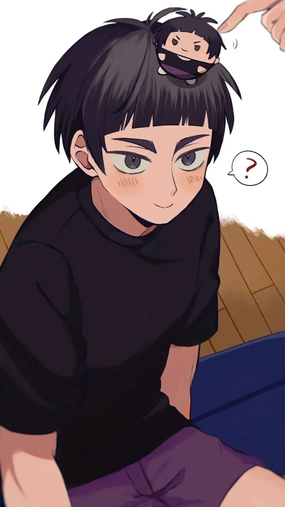 ai character: 五色 工 background