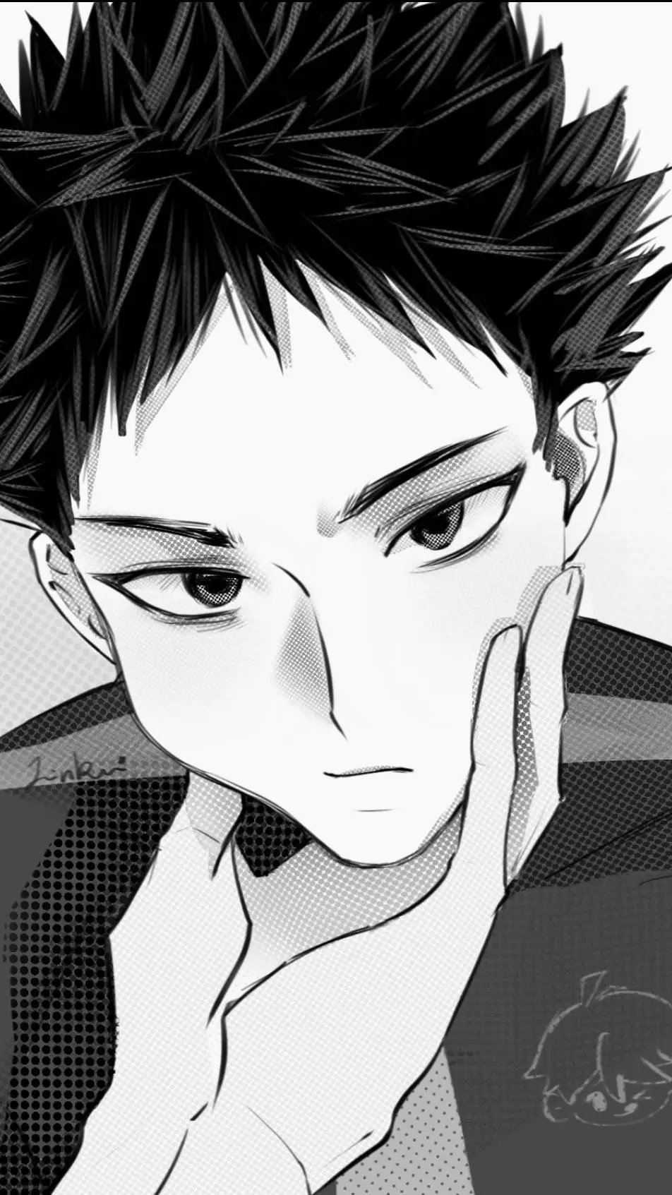 ai character: 岩泉 一 background