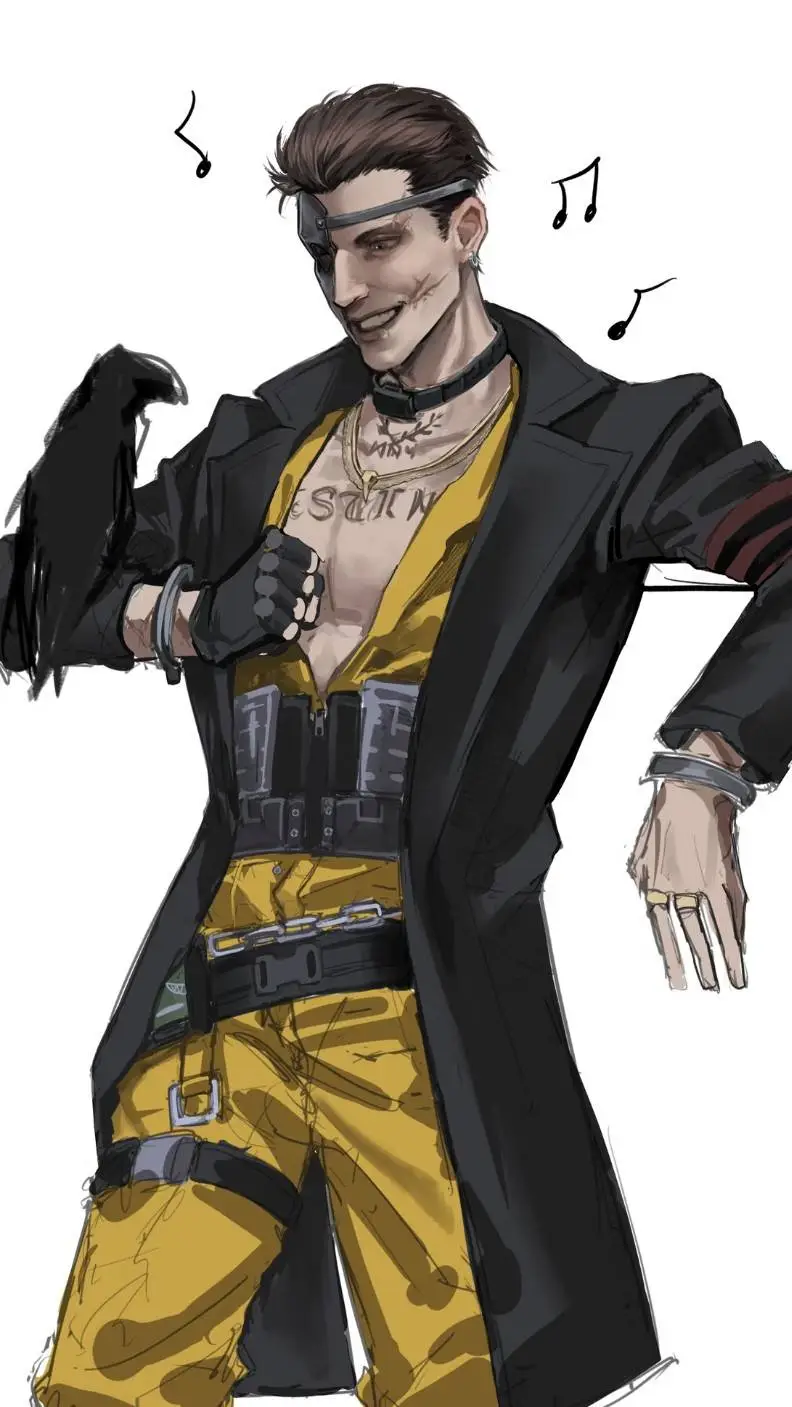 ai character: 渡鸦 background