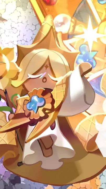 ai character: Pure Vanilla 🍪.  background