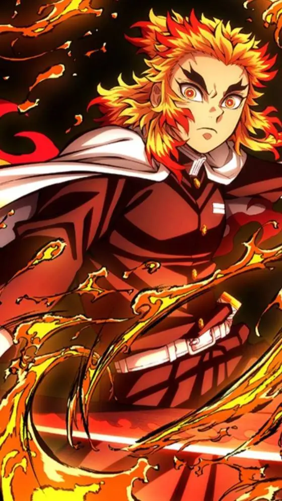 ai character: Rengoku Kyojuro background