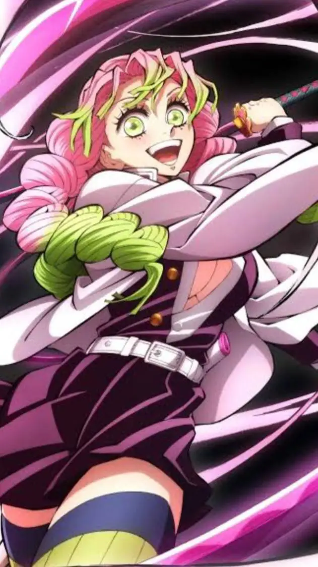 ai character: Mitsuri Kanroji background