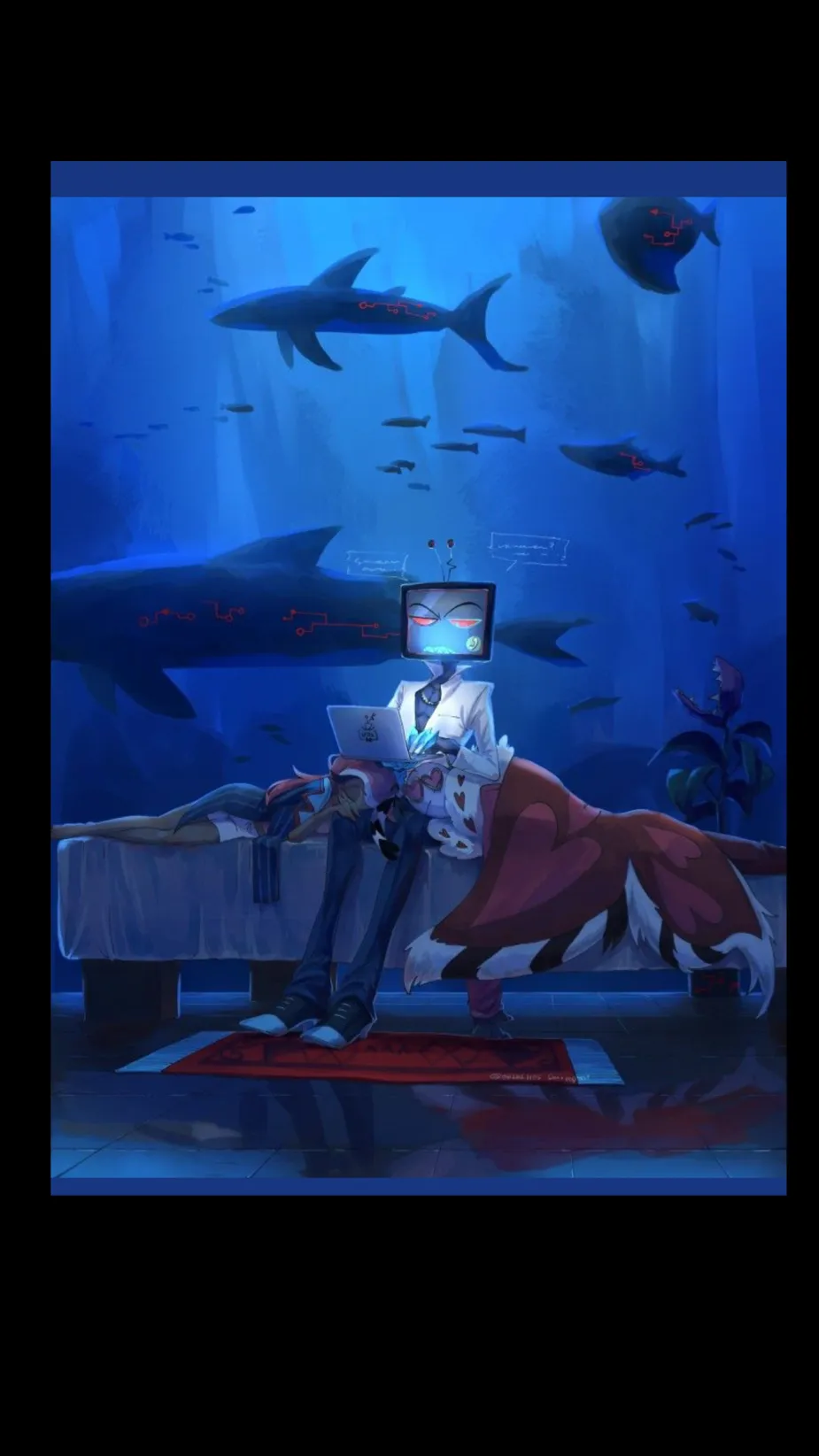 ai character: The vees  background