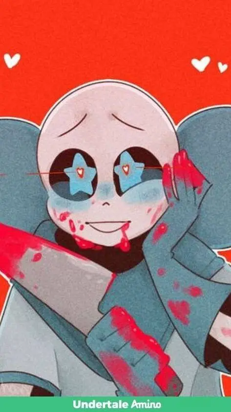 ai character: yandere Swap Sans background