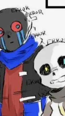 ai character: Ink and Error background