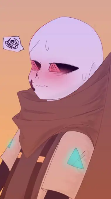 ai character: Ink Sans background