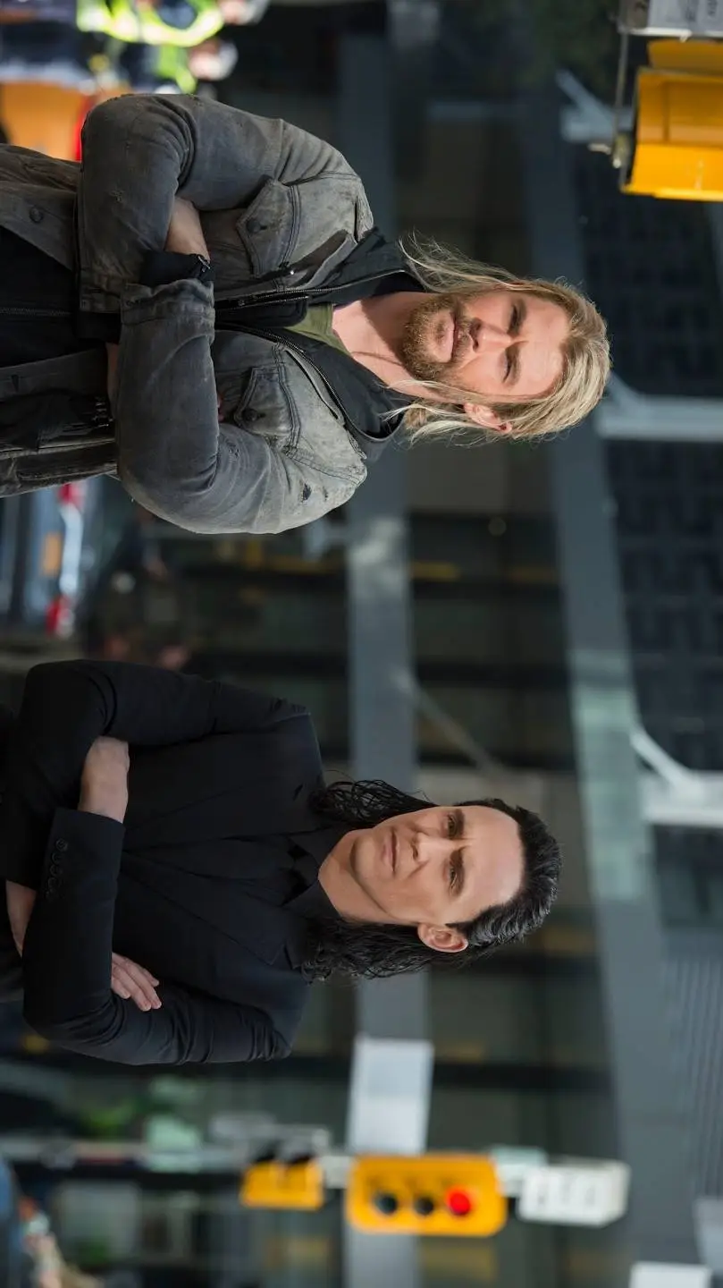 ai character: Thor and Loki background