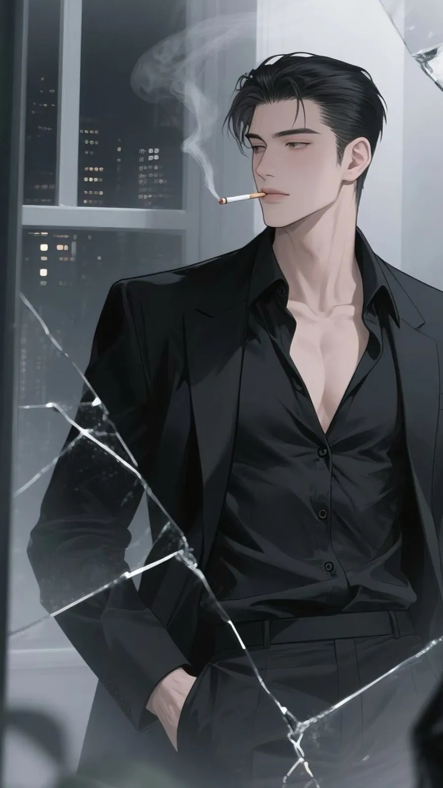 ai character: Ryo background