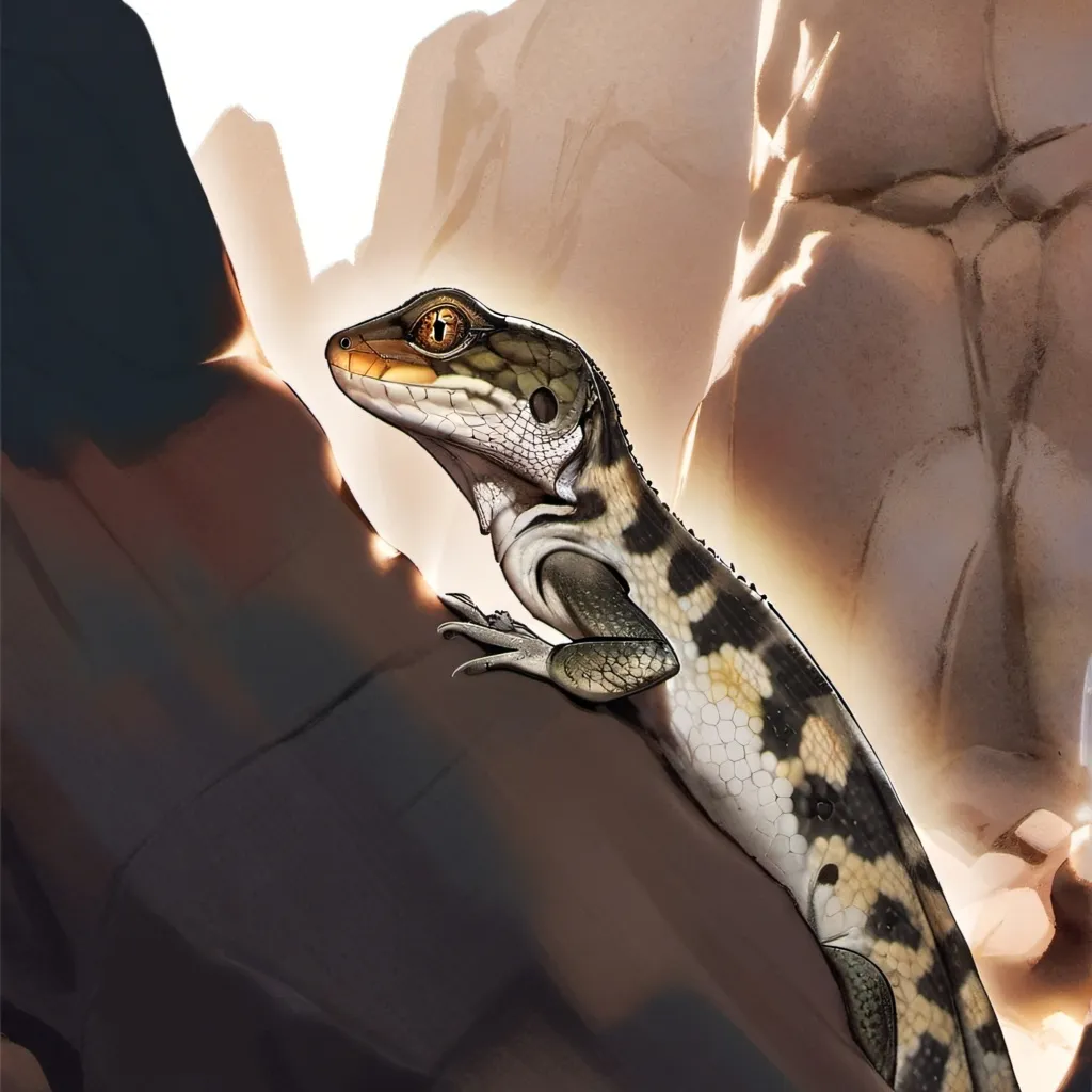 chat with ai character: just a lizard