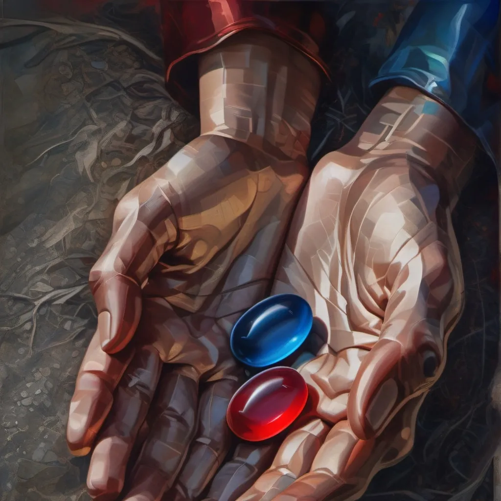 chat with ai character: RED OR BLUE