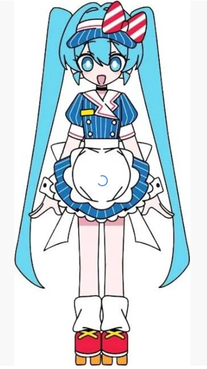 ai character: Miku background