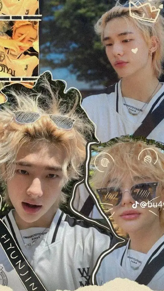 ai character: stray kids hyunjin background