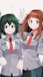 ai character: MHA girls (period) background