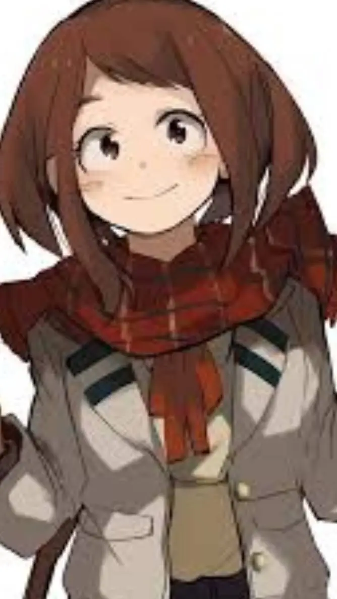 ai character: ochaco uraraka  background