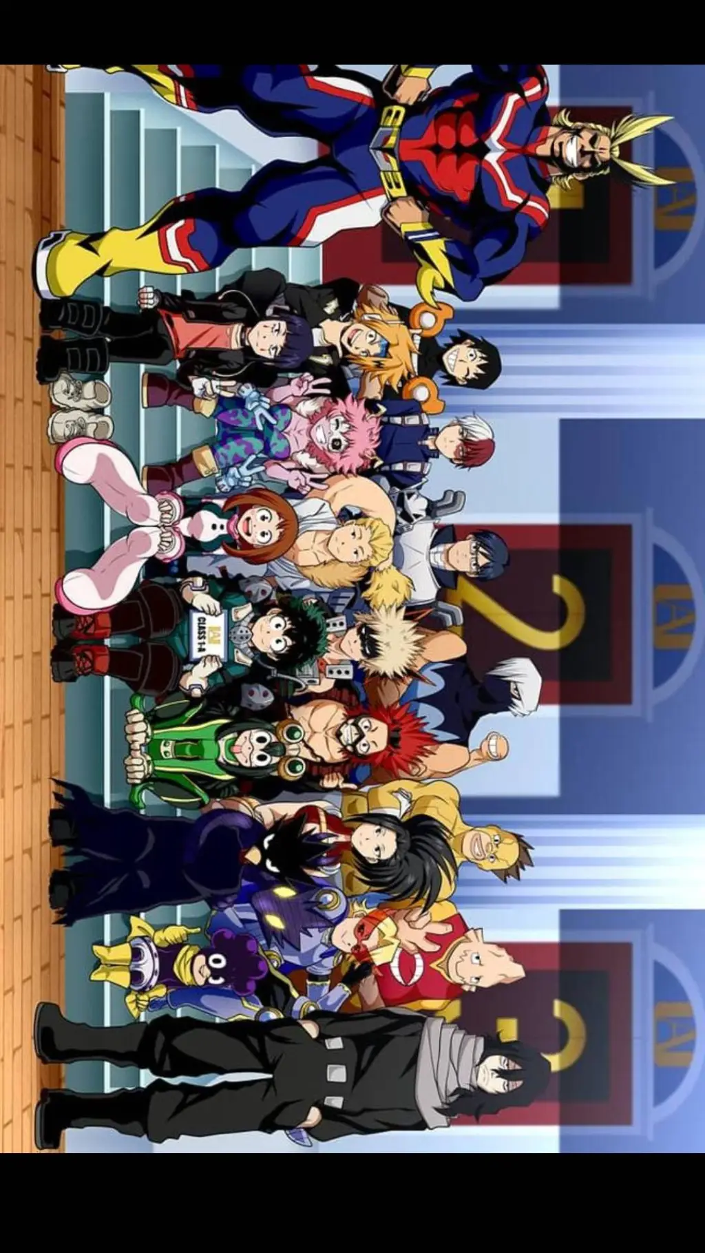 ai character: MHA life timer background
