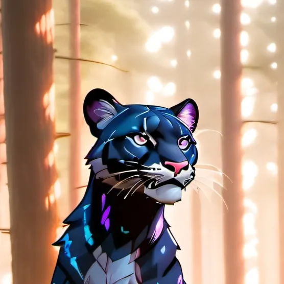 chat with ai character: Purple Cougar