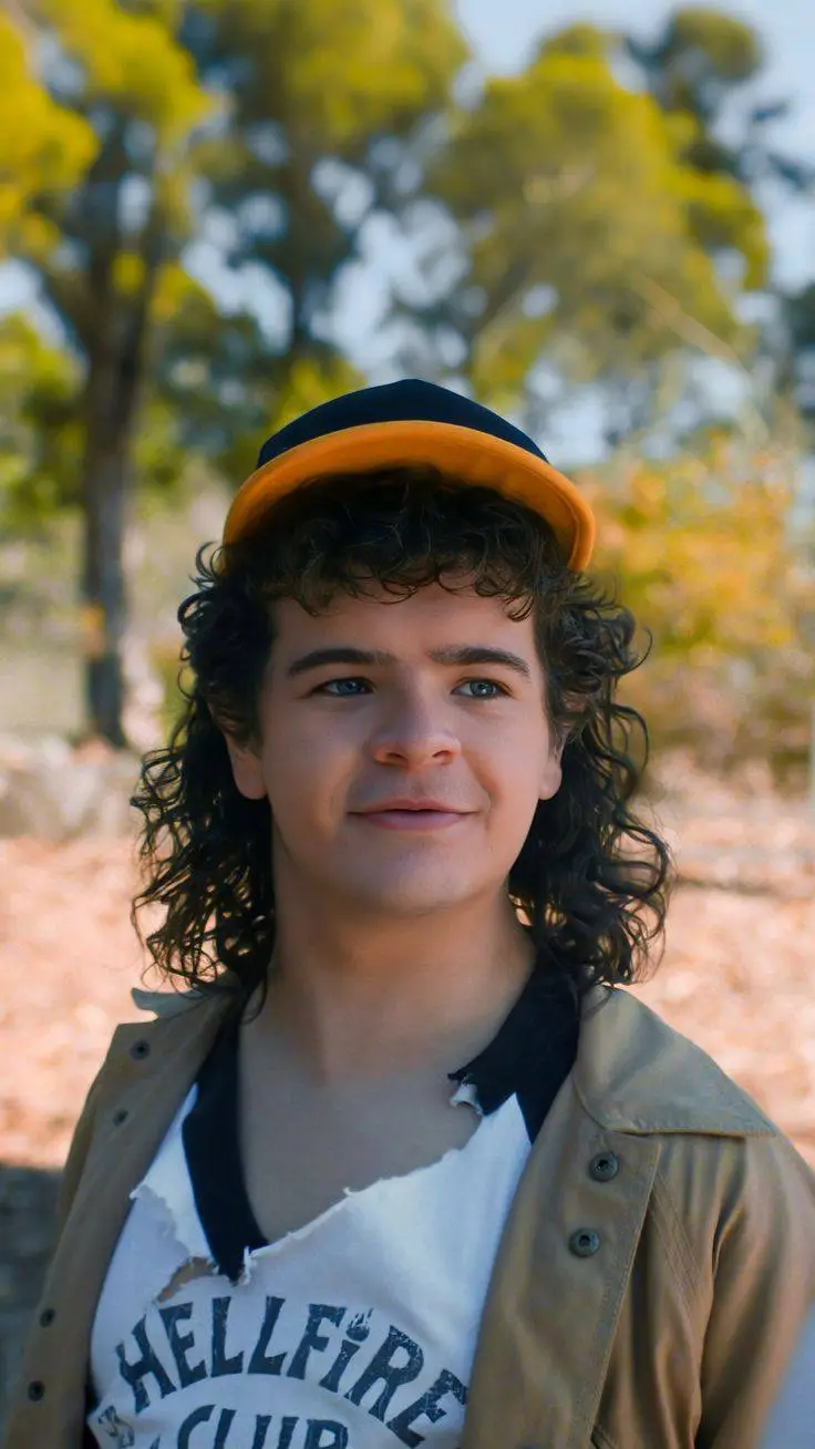 ai character: Dustin Henderson  background