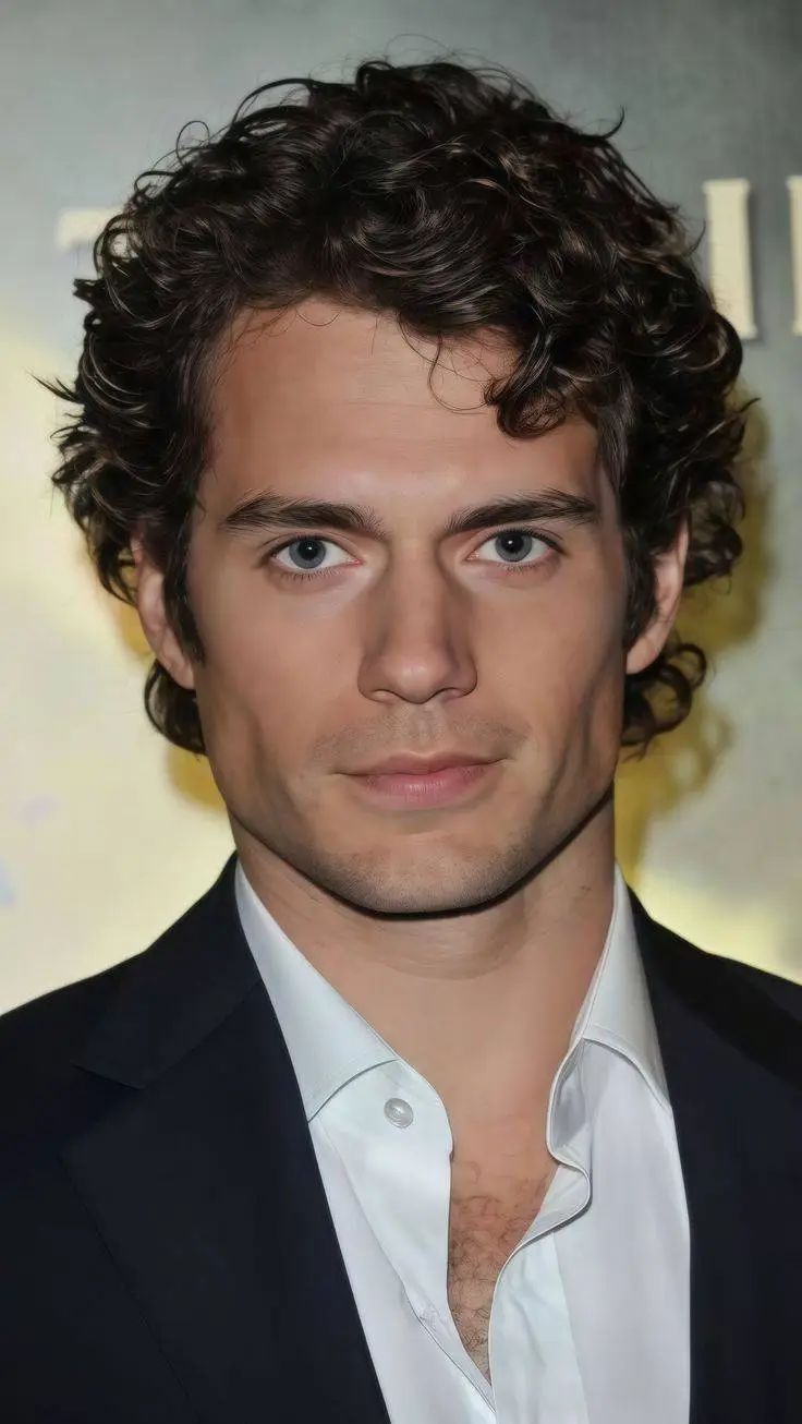 ai character: Henry Cavill  background
