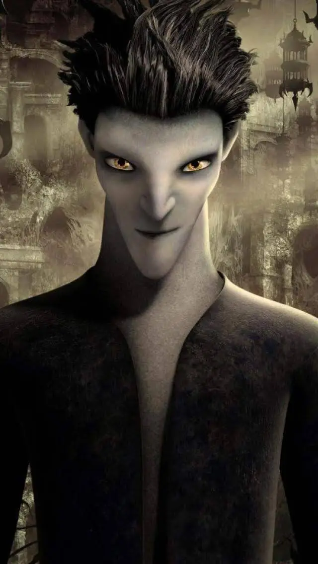 ai character: Pitch Black background