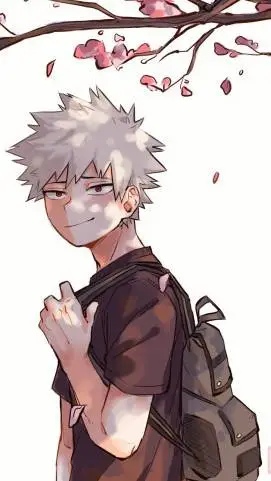 ai character: Katsuki Bakugo  background