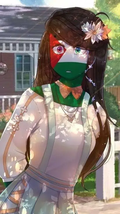 ai character: Palestine  background