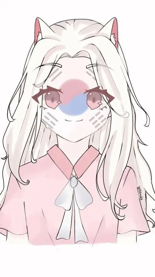 ai character: south Korea  background