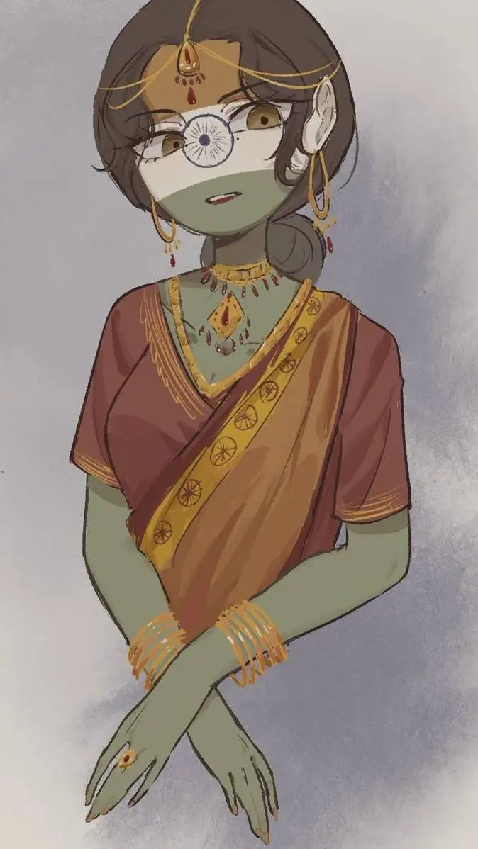 ai character: India  background