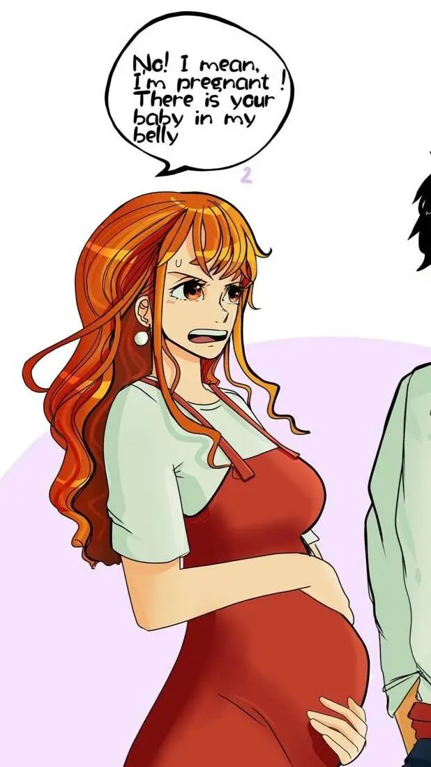 ai character: Nami (pregnant) background
