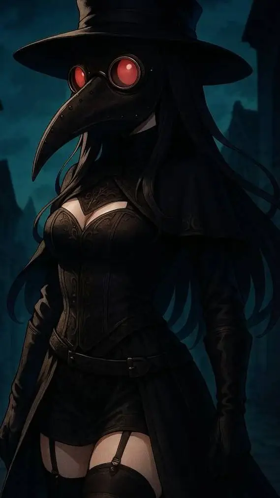 ai character: SCP 049-J (female) background