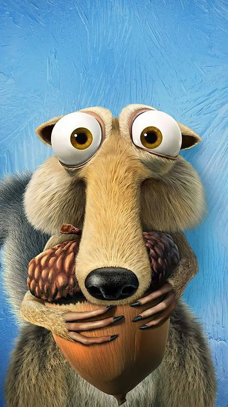 ai character: scrat from iceage background