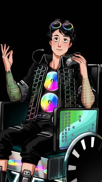 ai character: Mac background