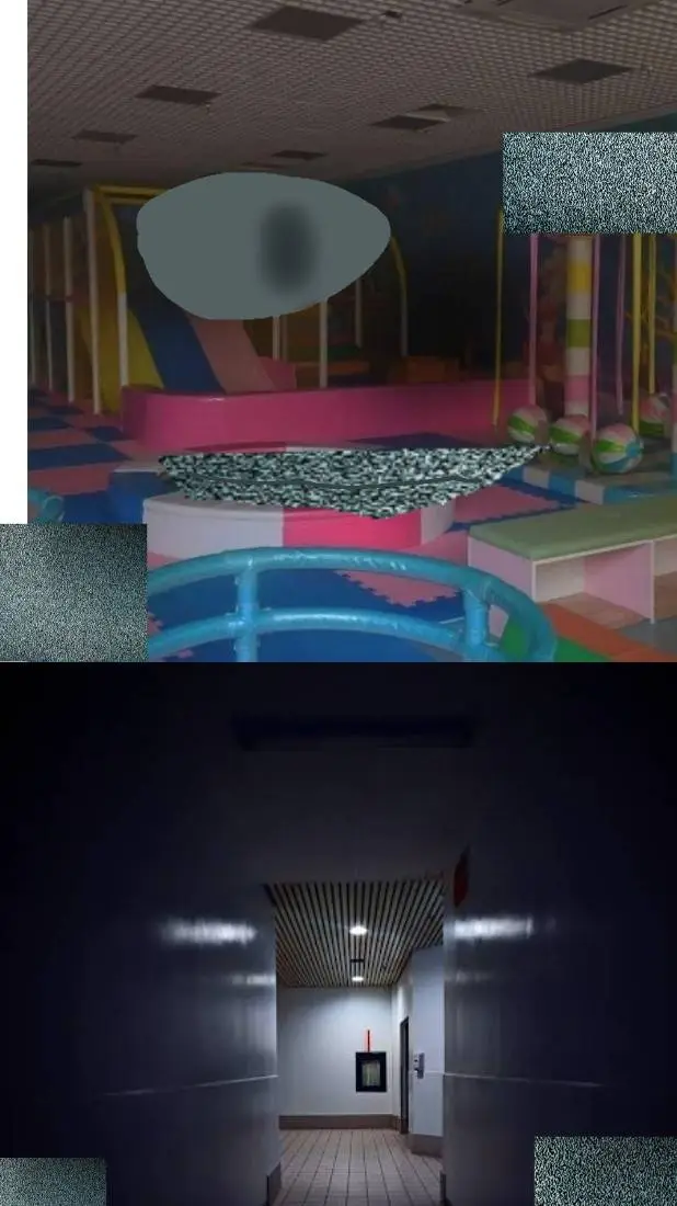 ai character: liminal/nostalgia background