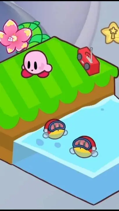 ai character: Kirbytop background