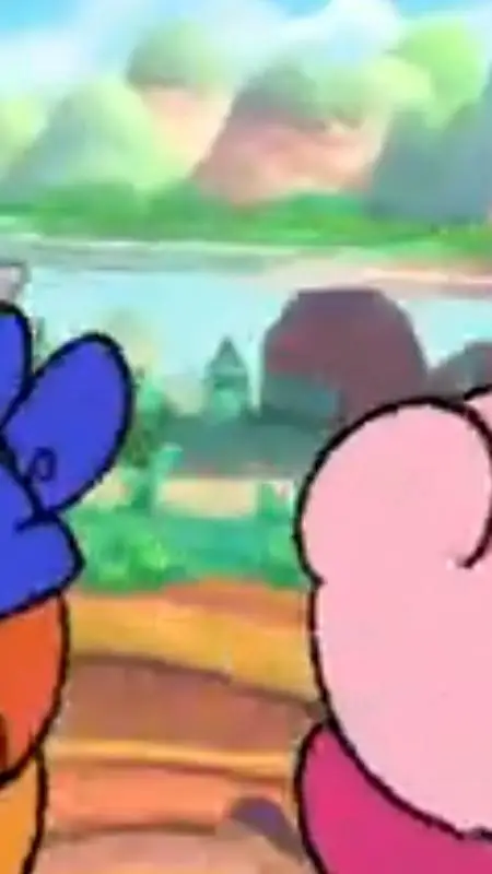 ai character: kirby shipping background