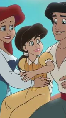 ai character:  little mermaid 2 background