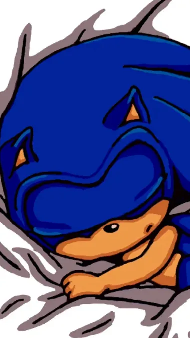 ai character: Baby sonic background