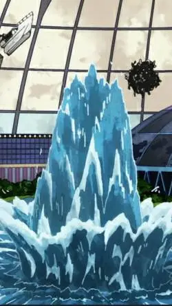 ai character: MHA water park! background