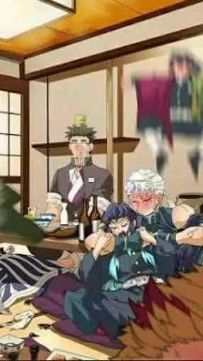 ai character: Kny ~Sleepover~ background