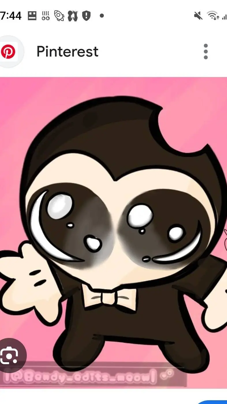 ai character: baby bendy  background