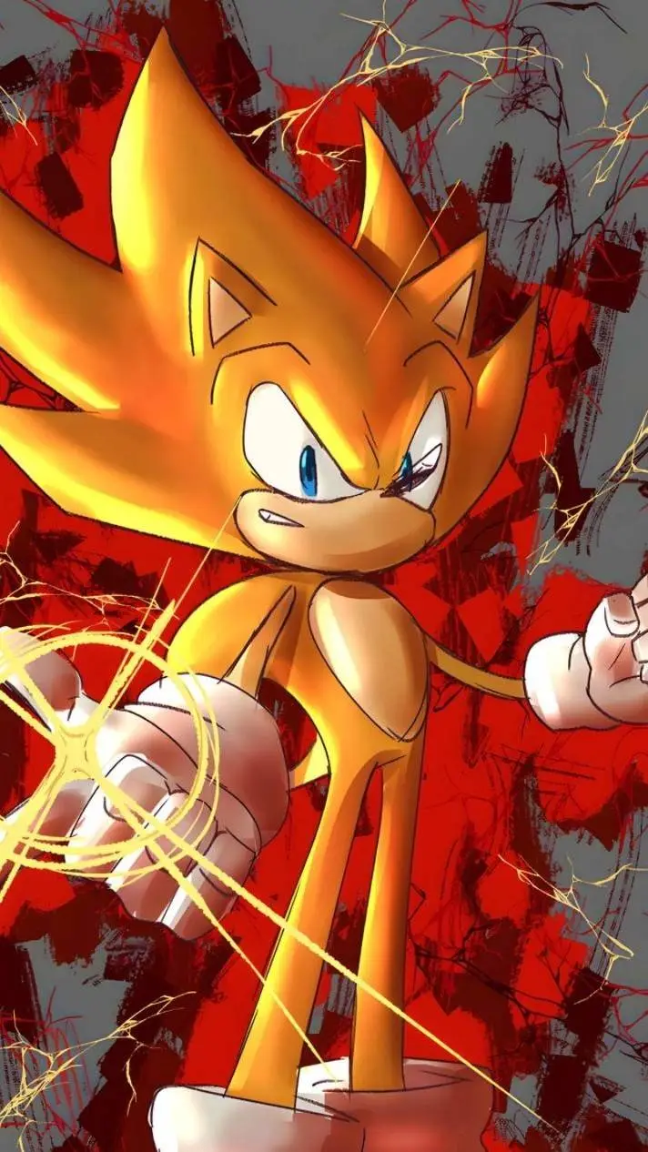 ai character: Super Sonic 2 background