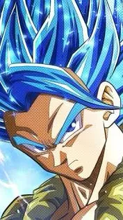 ai character: gogeta background