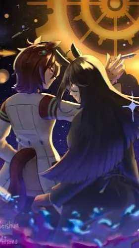 ai character: Agnes x cafe background
